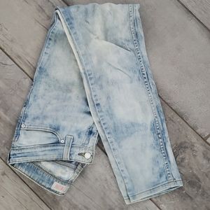 Levi's denim curve acid wash blue jeans size 5m